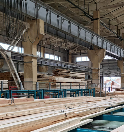 Fertigung Holzfassaden aus sibirischer Lärche